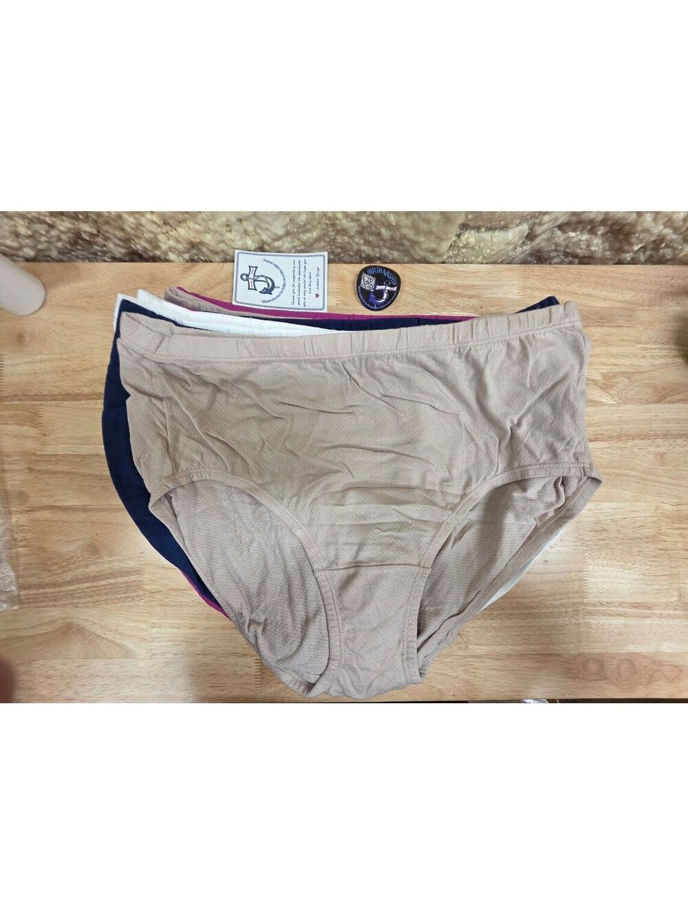 FRUIT OF THE LOOM BREATHABLE COTTON MESH BRIEFS 10‑PACK PINK/CREAM/BLUE SIZE 10